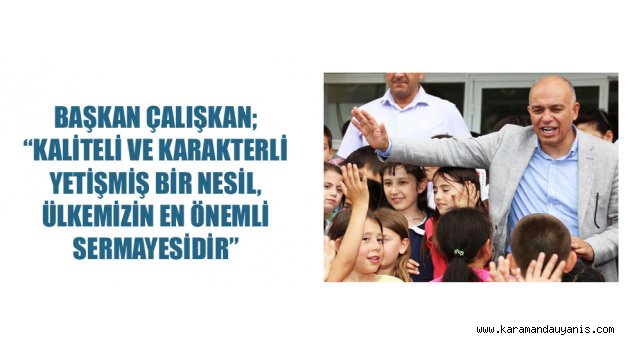 BAŞKAN'DAN EĞİTİM YILI MESAJI