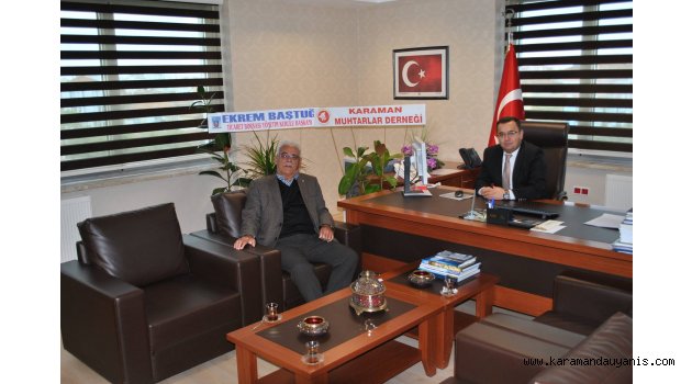 BAŞTUĞ'DAN SGK MÜDÜRÜNE ZİYARET