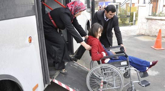 Belediyeden Engellilere  Şehir Turu