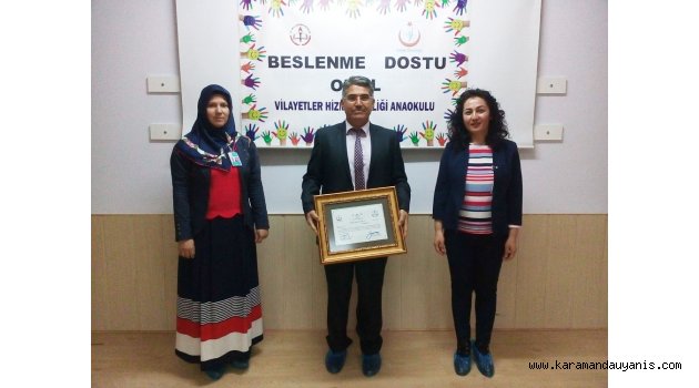 BESLENME DOSTU SERTİFİKASI..