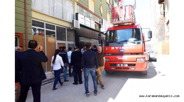 BEYAZ EŞYA DEPOSUNDA YANGIN