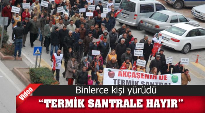 Binlerce Kişi “termik Santrale Hayır” Dedi