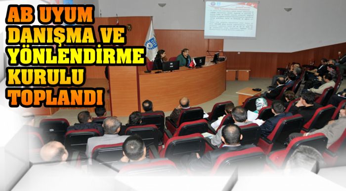 Birinci Ab Uyum Danışma Ve Yönlendirme Kurulu Toplandı