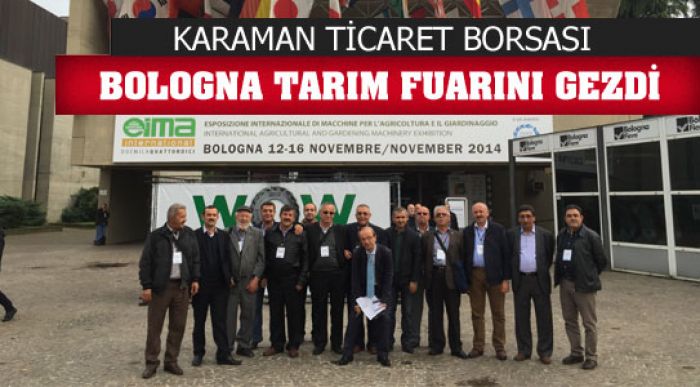 Bologna Tarım Fuarını Gezdi