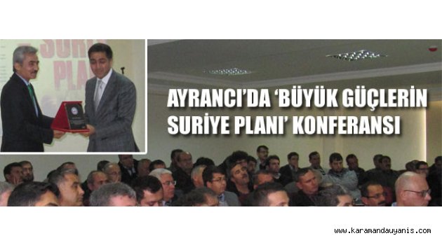 BÜYÜK GÜÇLERİN SURİYE PLANI