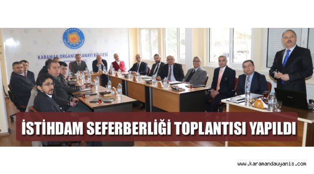 Çalışma Hayatında Milli Seferberlik..