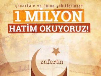 Çanakkale Şehitlerine Hatim Kampanyası