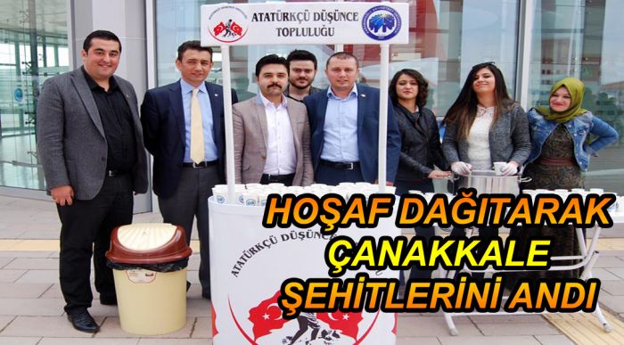 Çanakkale Şehitlerini Andı