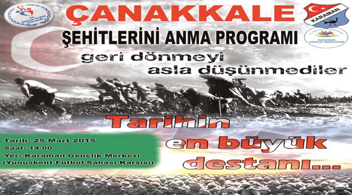 Çanakkale Zaferi Yeni Gençlik Merkezi’nde Anılacak