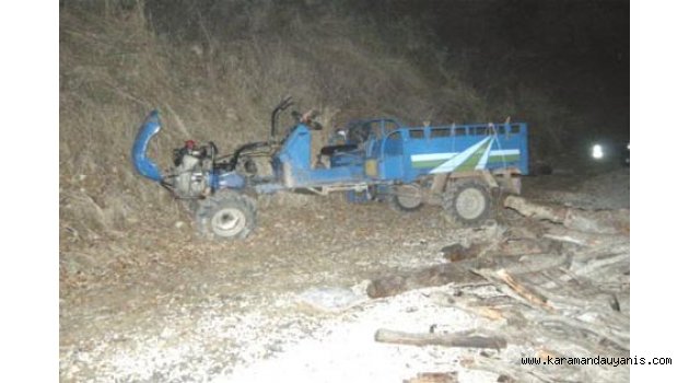 ÇAPA MOTORU DEVRİLDİ: 1 YARALI