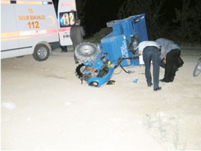 Çapa Motoru Devrildi, 1 Ölü
