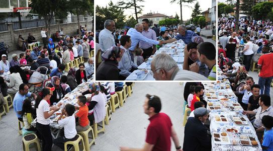 Çeltek Mahallesi’nde İftar