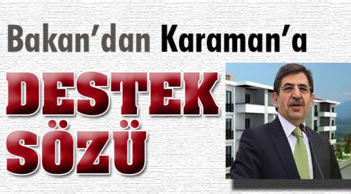 Çevre Projelerine Destek Sözü