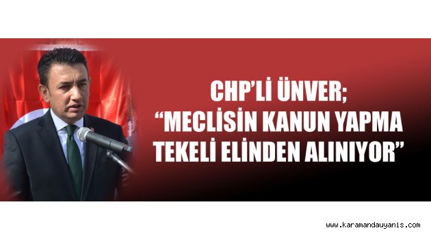 CHP İl Başkanı İsmail Atakan Ünver