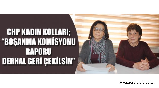CHP KADIN KOLLARI..