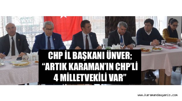 CHP KARAMAN İL BAŞKANLIĞI..