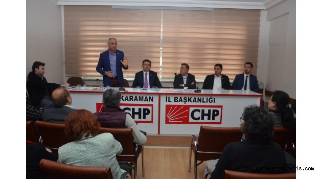 CHP MİLLETVEKİLLERİ KARAMAN’DA