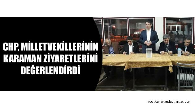 CHP REFERANDUM ÇALIŞMALARI