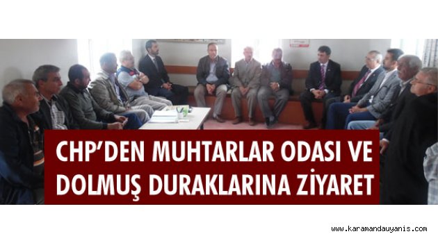 CHP SEÇİM ÇALIŞMALARI