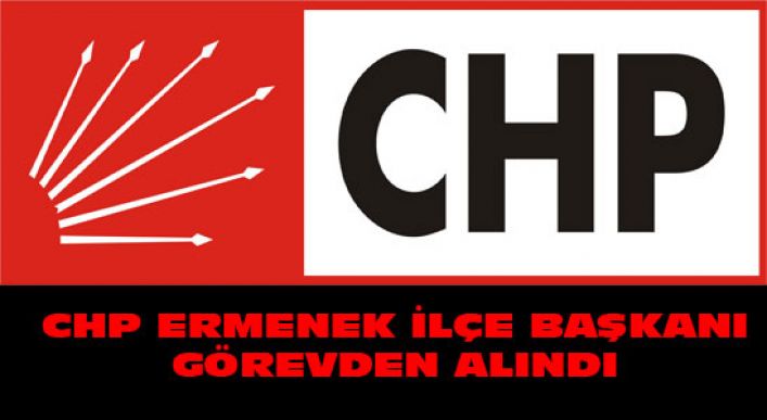 Chp Ermenek İlçe Başkanı Görevden Alındı