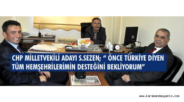 CHP'DEN GAZETEMİZE ZİYARET