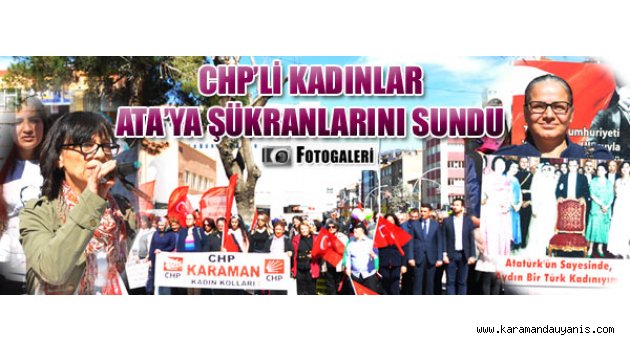 CHP'DEN KADINLAR GÜNÜ KUTLAMASI