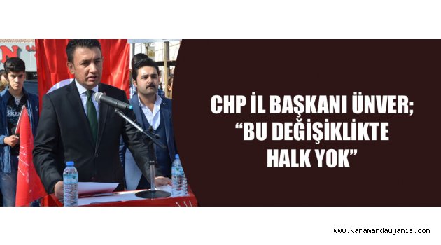 CHP'DEN REFERANDUM AÇIKLAMASI