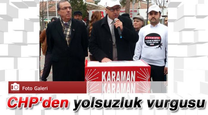 Chp’den Yolsuzluk Vurgusu