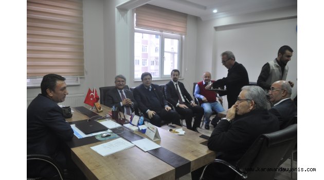 CHP'Lİ VEKİLLERİN KARAMAN TEMASLARI..