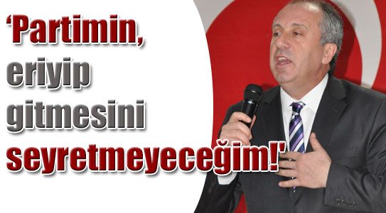 Chp'li İnce, "ortada Büyük Bir Hezimet Var"