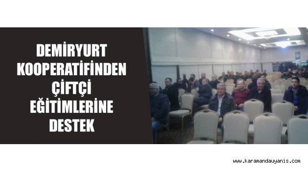 ÇİFTÇİ EĞİTİMLERİ..