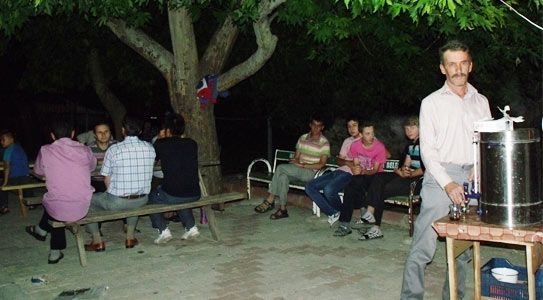 Çınar Altında Ücretsiz Çay İkramı