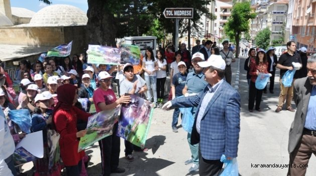 ‘DAHA TEMİZ BİR ERMENEK İÇİN’ YÜRÜDÜLER