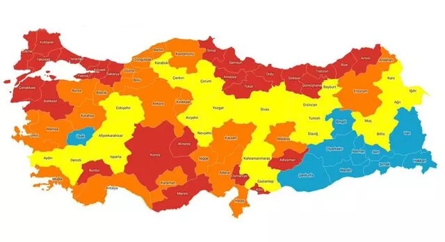 Risk Haritası Güncellenseydi Karaman Hangi Renkte Olacaktı?