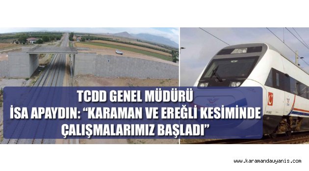 DEMİRYOLU HIZLI TREN ÇALIŞMALARI