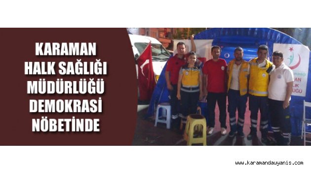 DEMOKRASİ NÖBETLERİ..