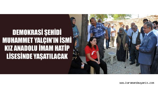 DEMOKRASİ ŞEHİDİ..