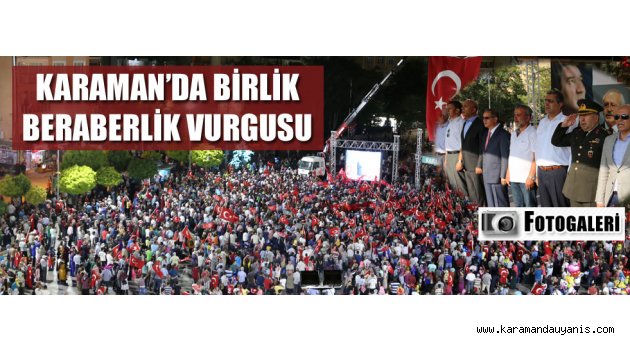 Demokrasi ve Şehitler Mitingi