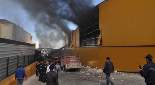 Depo Yangını Üzüntü Yarattı