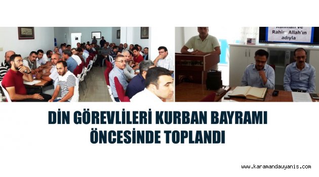 DİN GÖREVLİLERİ EĞİTİM TOPLANTILARI
