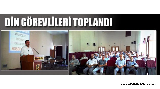 DİN GÖREVLİLERİ FAALİYET TOPLANTISI YAPILDI