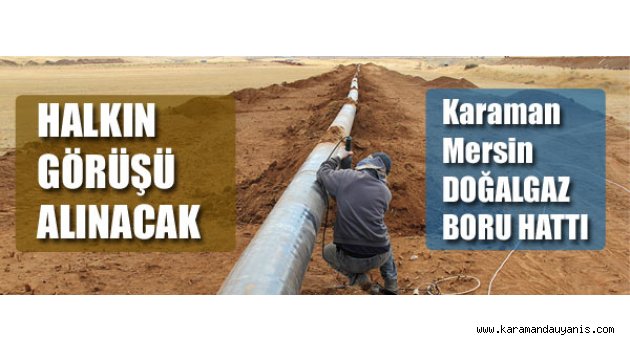 DOĞALGAZ BORU HATTI PROJESİ