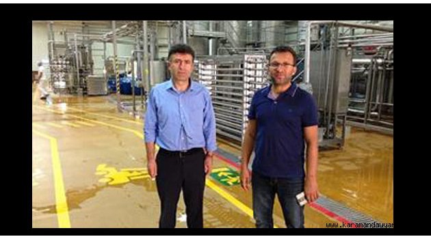 DÖHLER MEYVE SUYU FABRİKASINI ZİYARET ETTİ