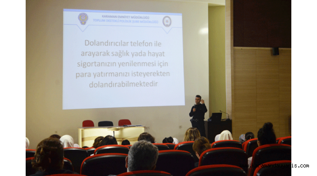 DOLANDIRMA YÖNTEMİNE KARŞI SEMİNER