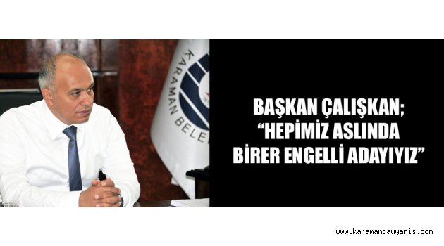 DÜNYA ENGELLİLER GÜNÜ..