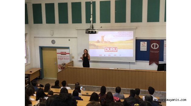 Duru'dan Üniversitede Bulgur Eğitimi