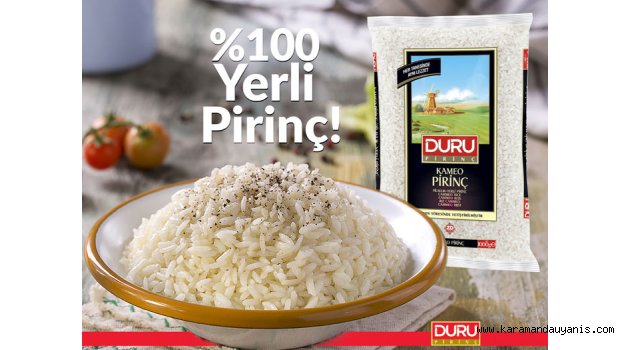 DURU'DAN YENİ ÜRÜN KAMEO PİRİNÇ