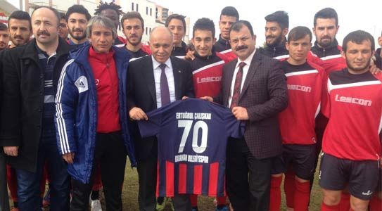 E. Çalışkan’dan Belediye Spor’u Ziyaret