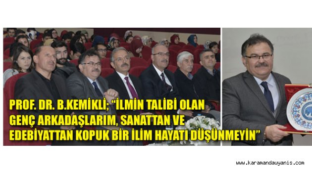 Edebiyat ve İlim konulu Konferans