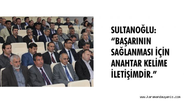 EĞİTİM DEĞERLENDİRME TOPLANTISI